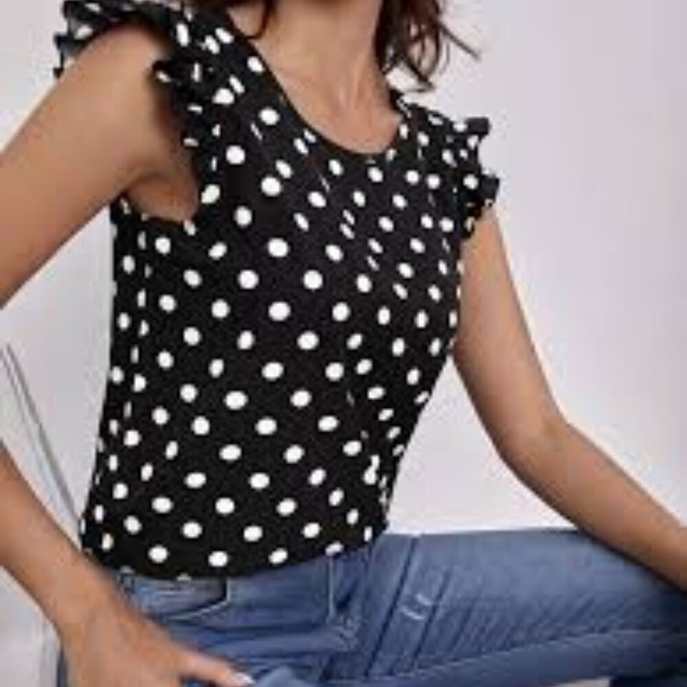 Shein Cute polka dot blouse. Size xsmall.